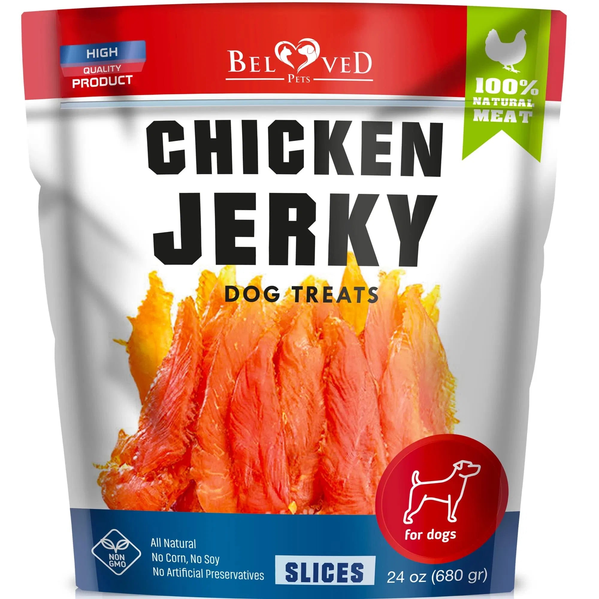 Grade Chicken Jerky for Dogs