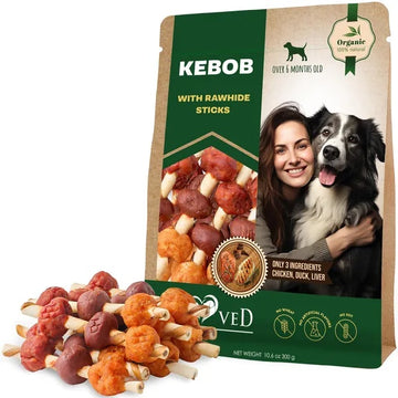 KEBOB with Rawhide Sticks