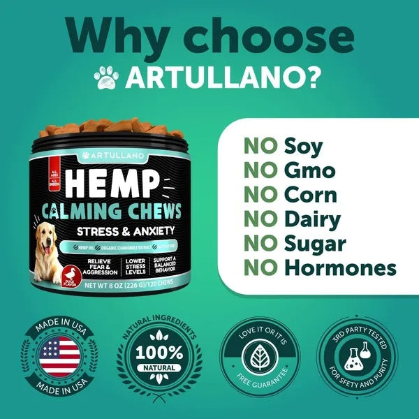 Calming Hemp Dog Chews