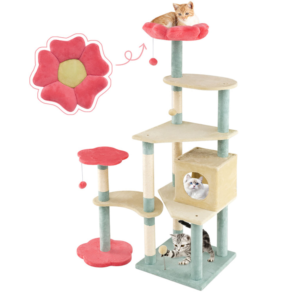 Floral Cat Tree