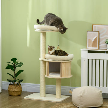 PawHut 3-Level Cat Tree