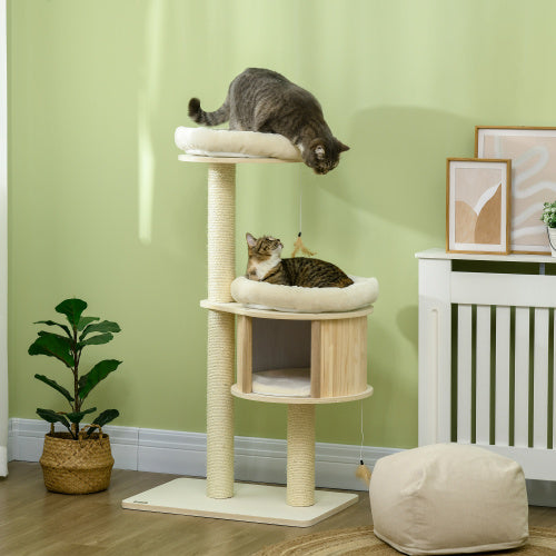 PawHut 3-Level Cat Tree