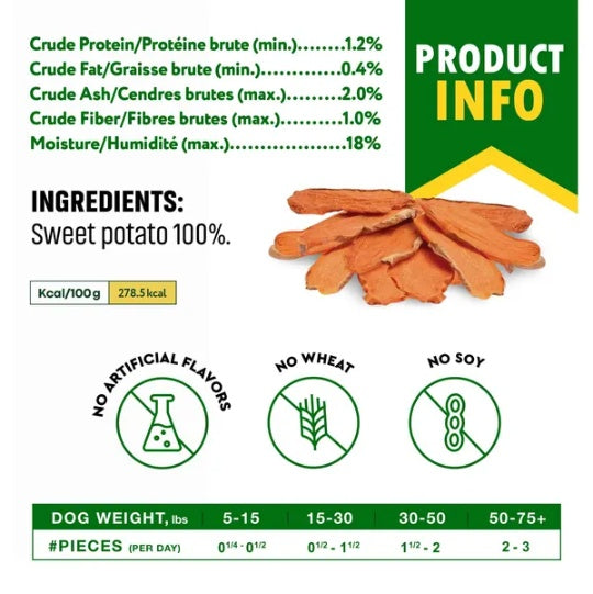 Natural Sweet Potato Chews