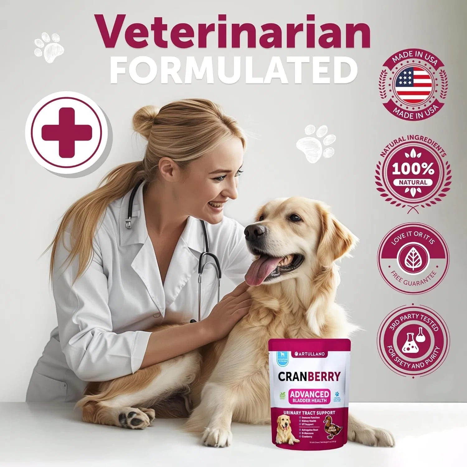 Dog UTI Cranberry Chews