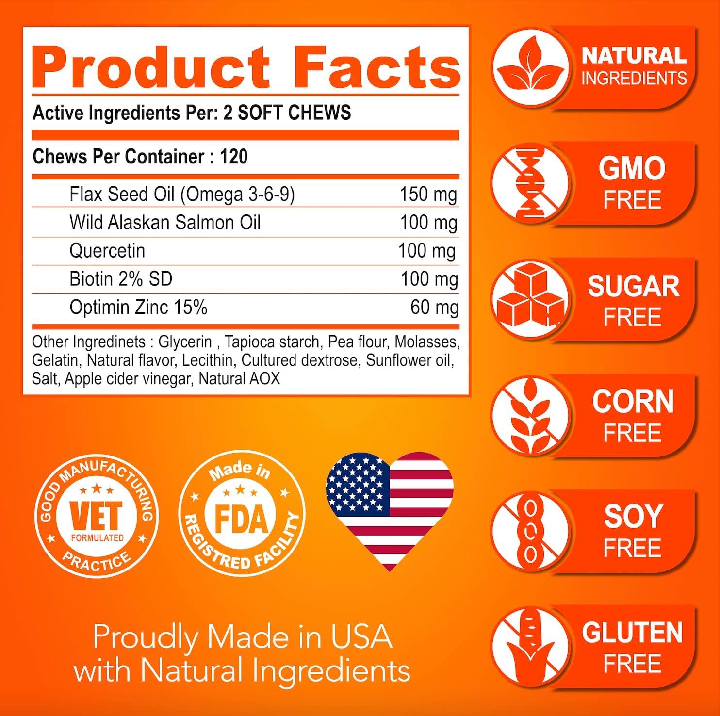 OMEGA Skin, Coat, & Allergy Relief Chews