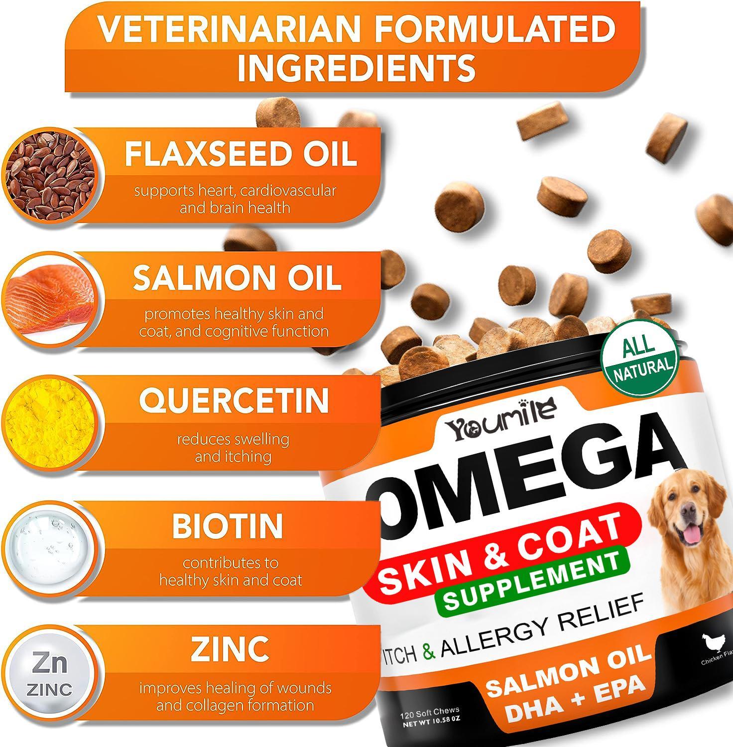 OMEGA Skin, Coat, & Allergy Relief Chews