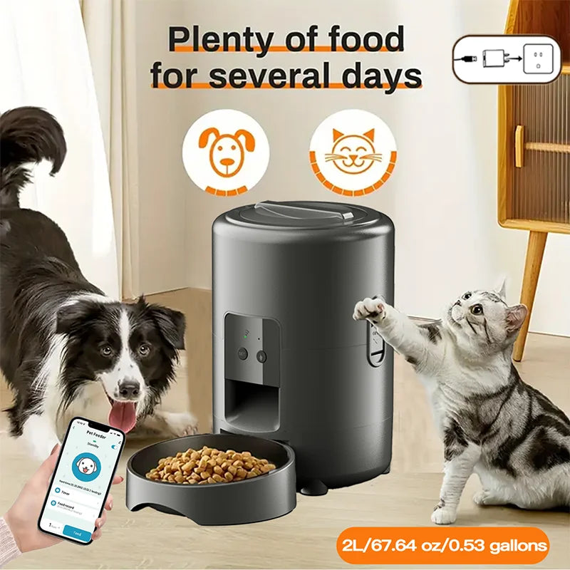 app Scheduled Smart Automatic Pet Feeder