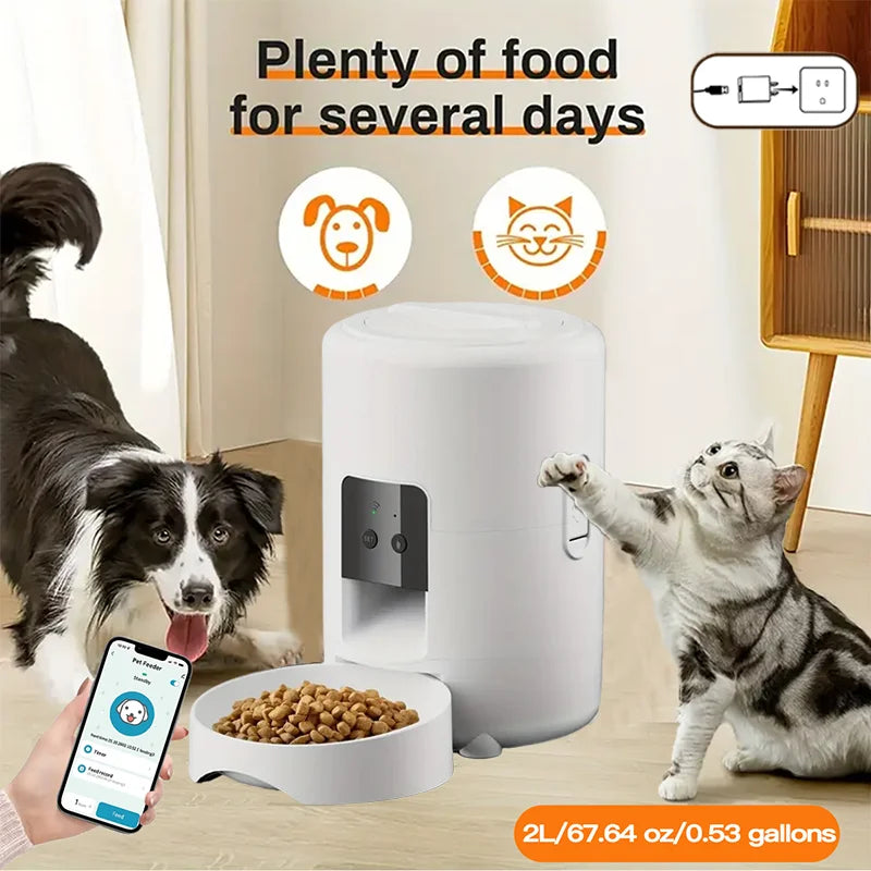 app Scheduled Smart Automatic Pet Feeder