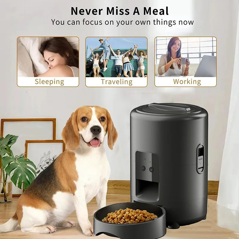 app Scheduled Smart Automatic Pet Feeder