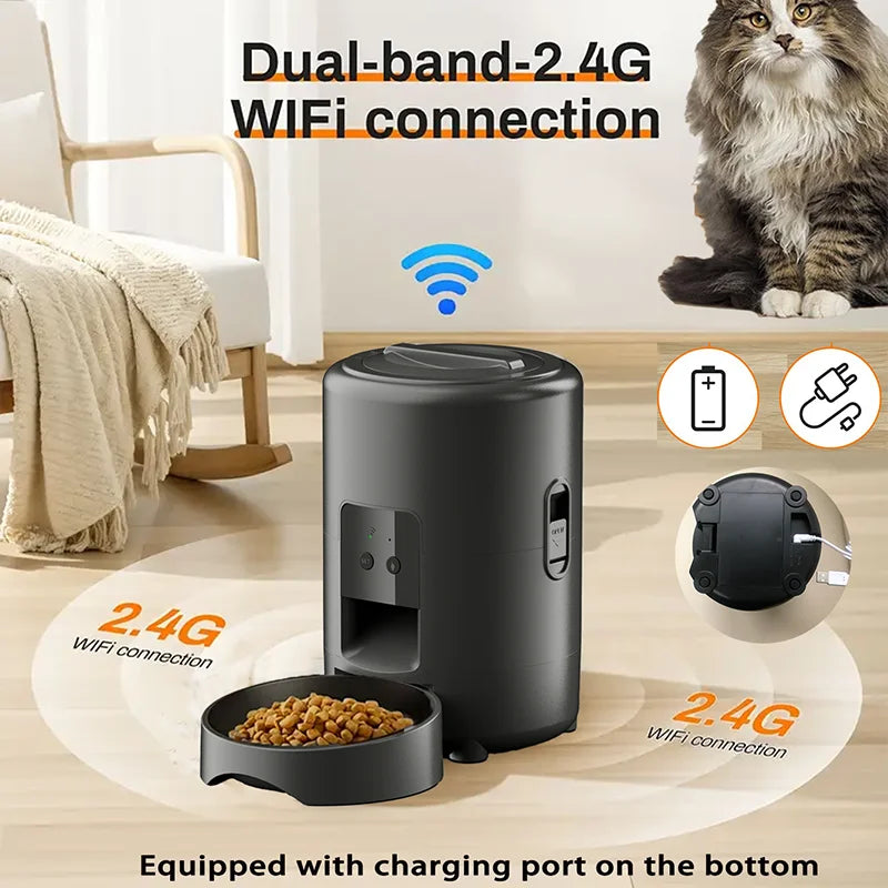 app Scheduled Smart Automatic Pet Feeder