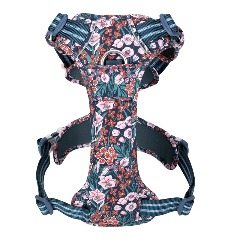 Truelove Reflective Floral Dog Harness