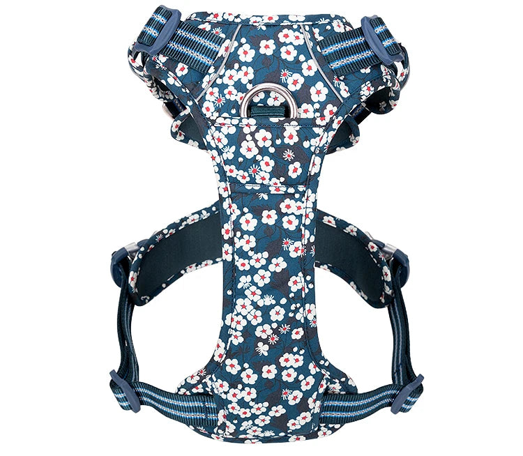 Truelove Reflective Floral Dog Harness