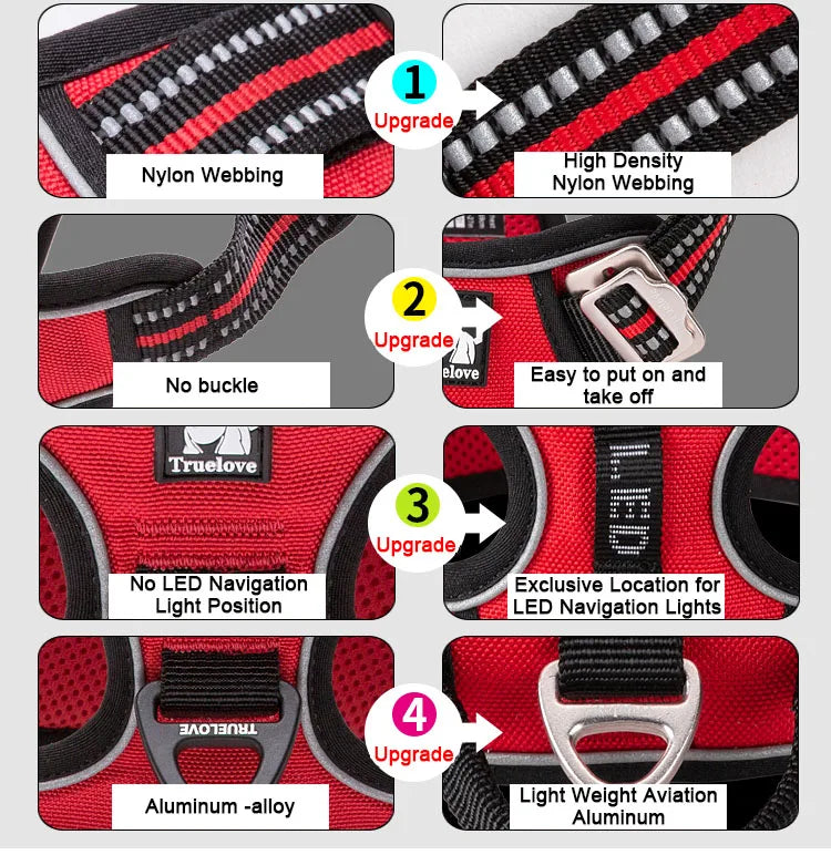 Truelove Reflective Dog Harness