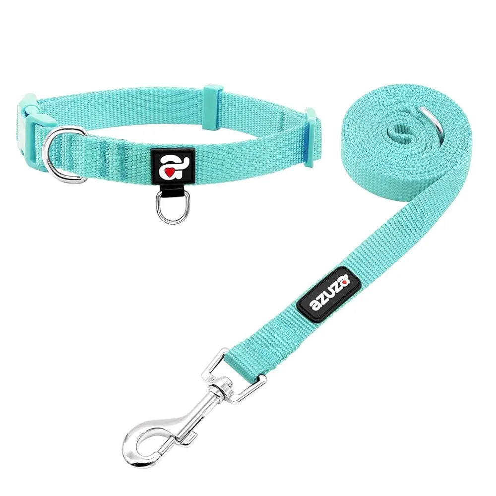 Durable Nylon Dog Collar & Leash Set
