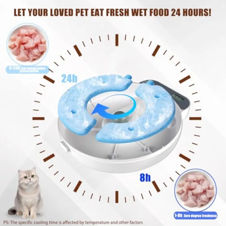 Automatic Wet Food Cat Feeder