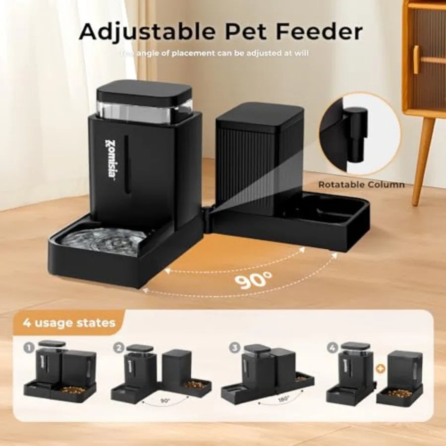 Gravity Dog Food & Water Dispenser