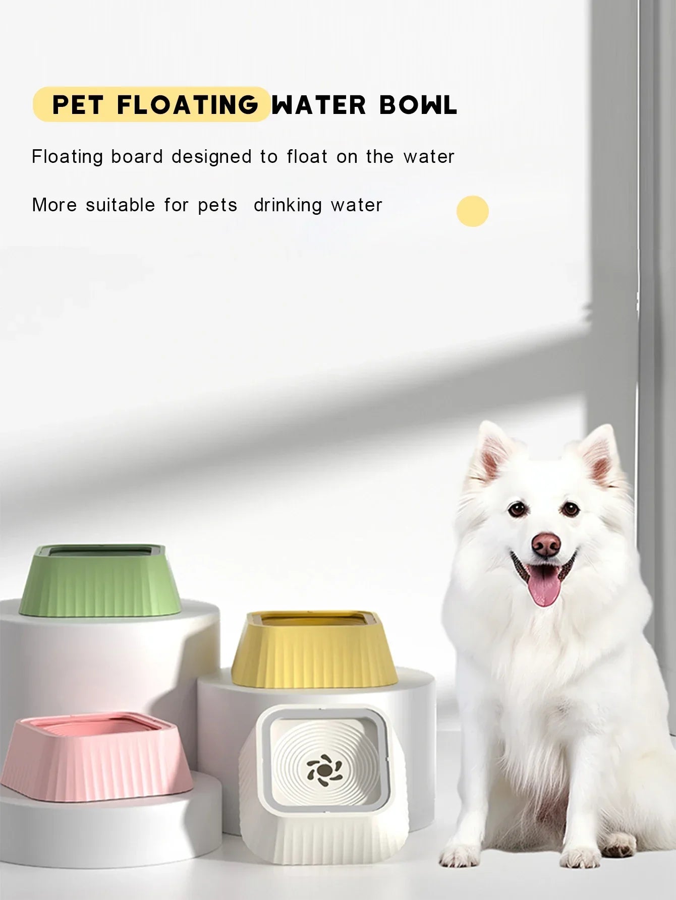 Floating Plate Anti-Splash Slow Feeder