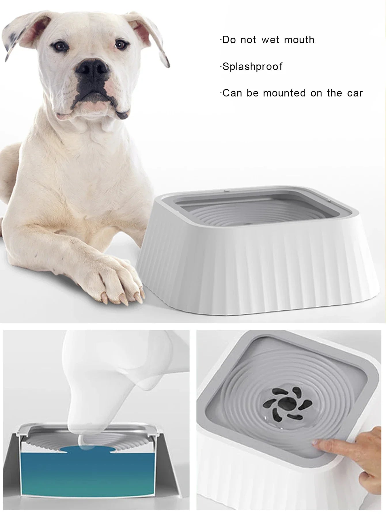 Floating Plate Anti-Splash Slow Feeder