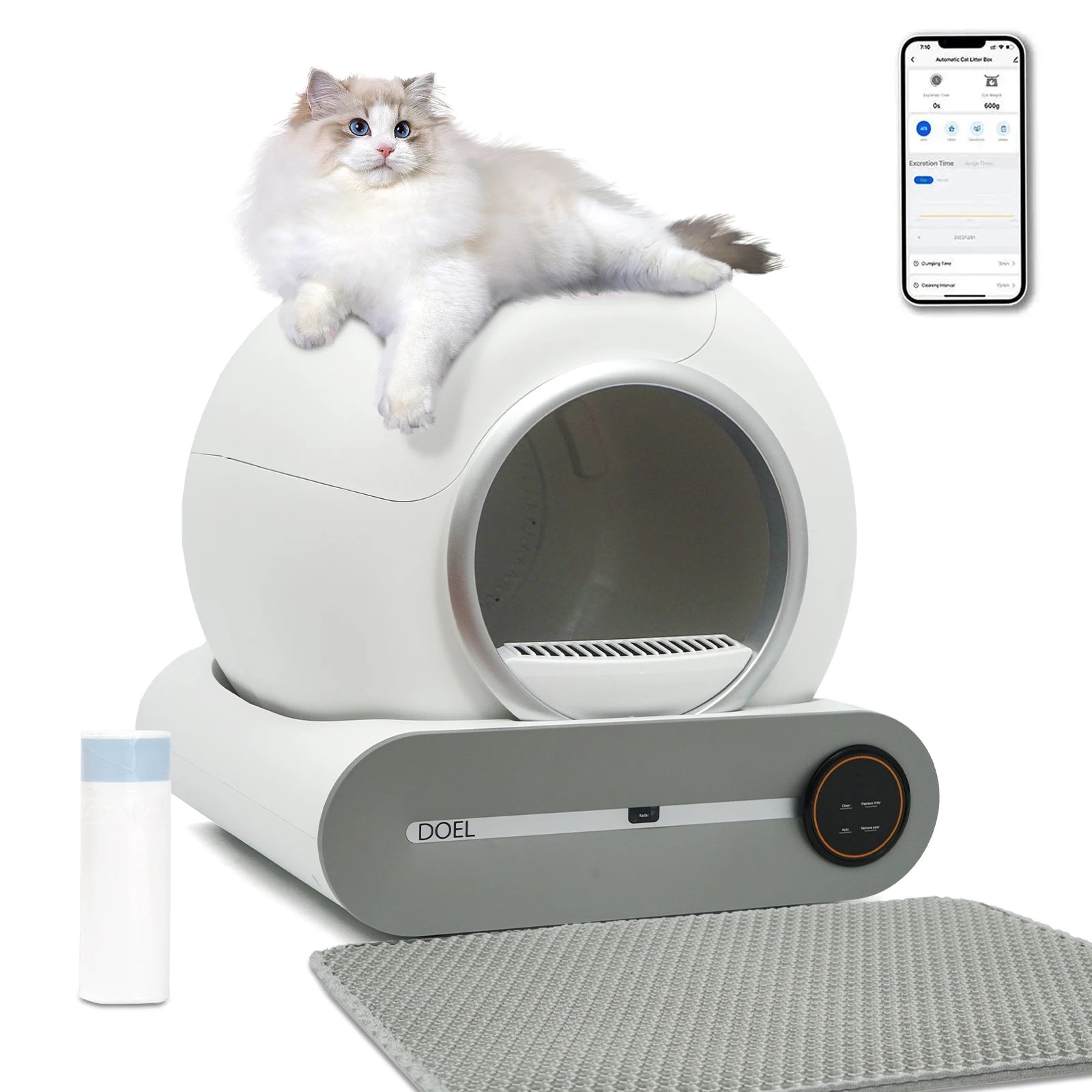 Self Cleaning Cat Litter Box – Automatic App Control
