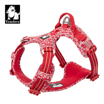 Truelove Reflective Floral Dog Harness