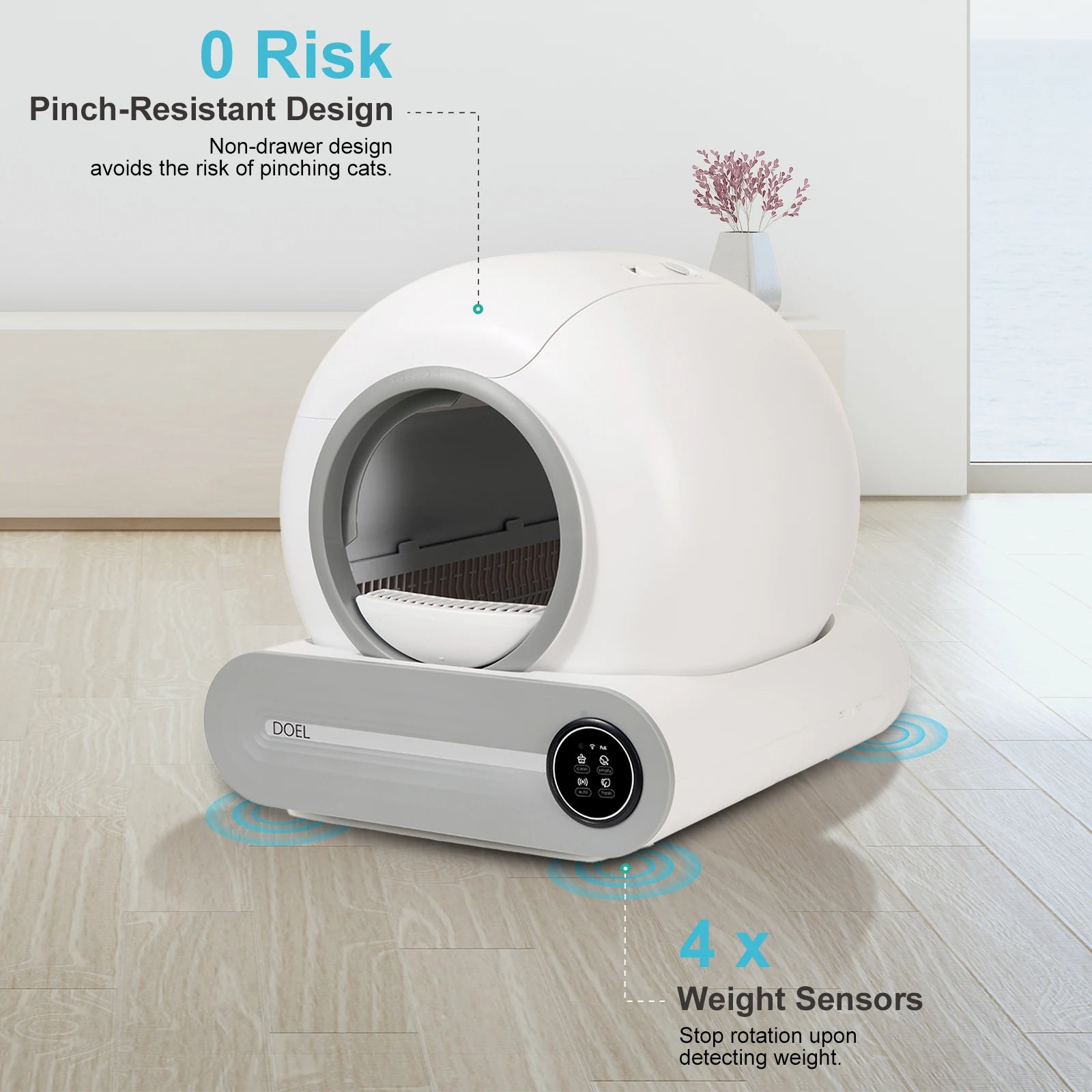 Self Cleaning Cat Litter Box – Automatic App Control