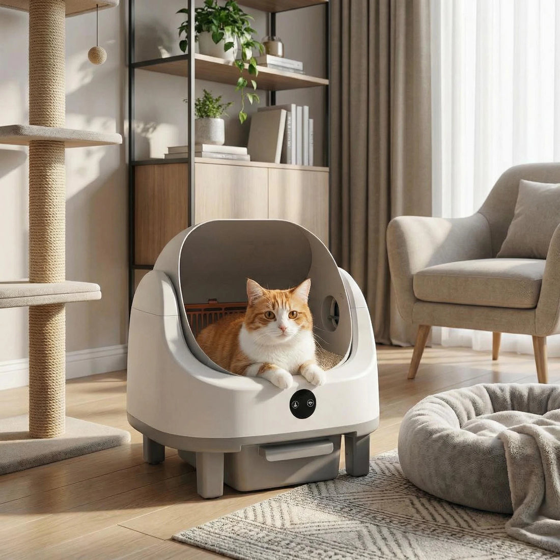 App Control Self-Cleaning Litter Box