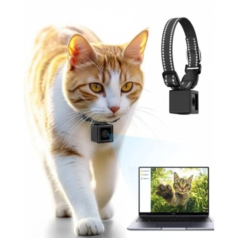 Cat Camera Collar 1080P HD