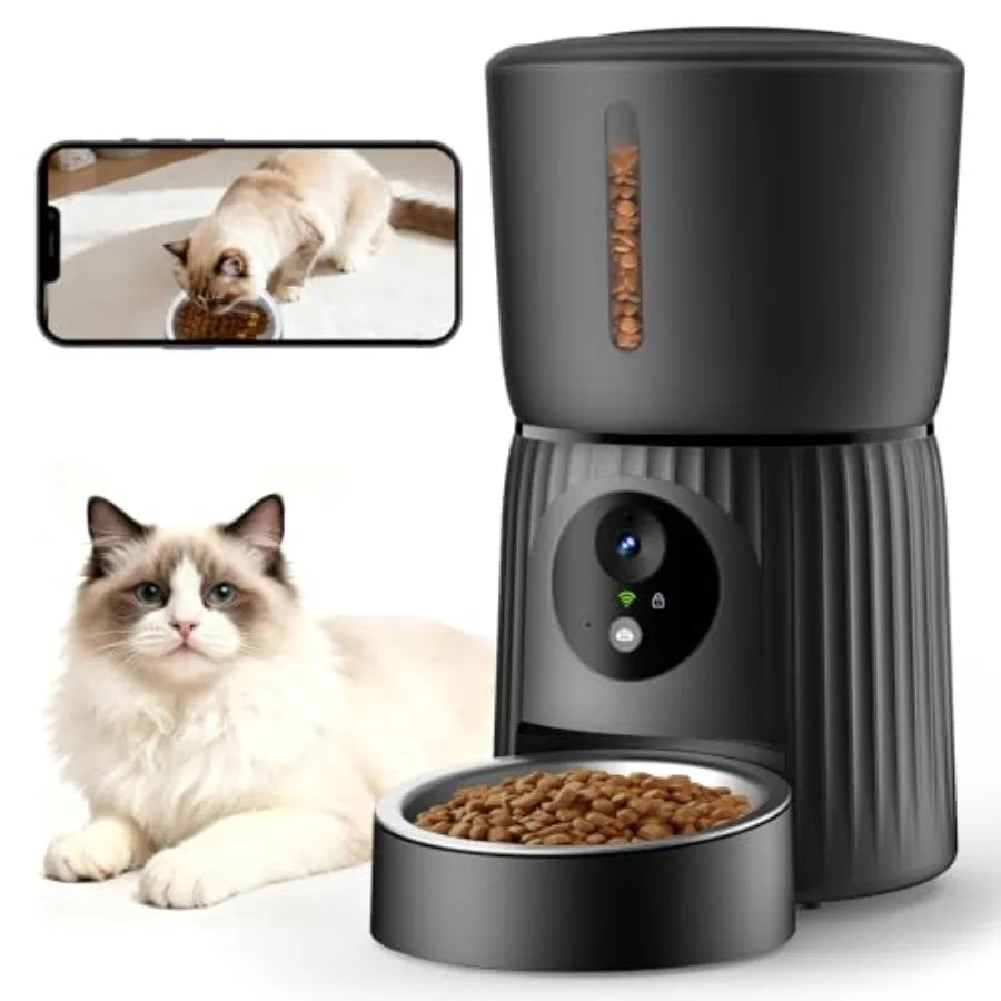 Automatic Cat Feeder with 1080P Camera