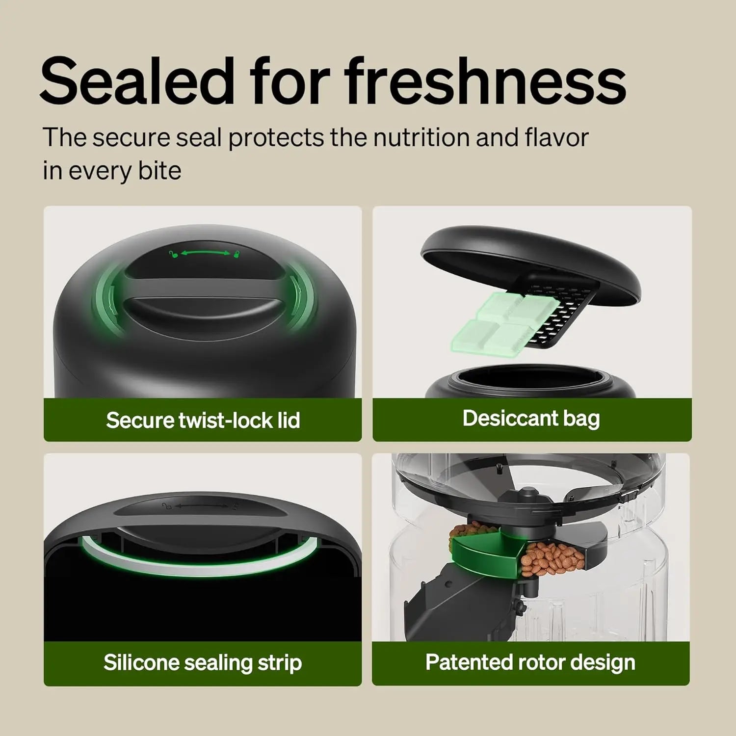 Voice Assistant Smart Automatic Pet Feeder