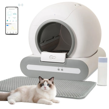 Self-Cleaning Cat Litter Box with App & WiFi