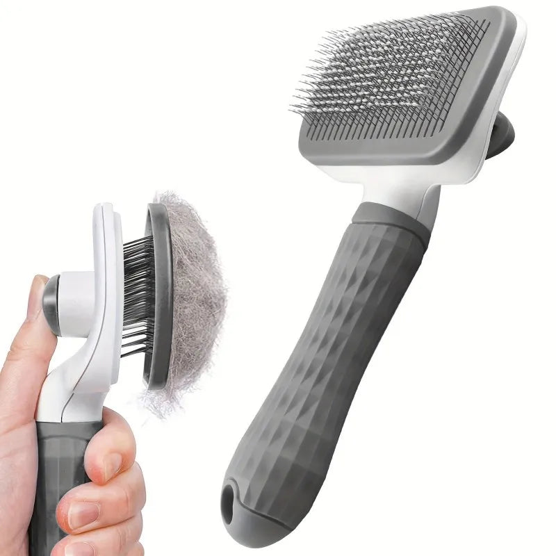 Self-Cleaning Slicker Brush for Dogs & Cats