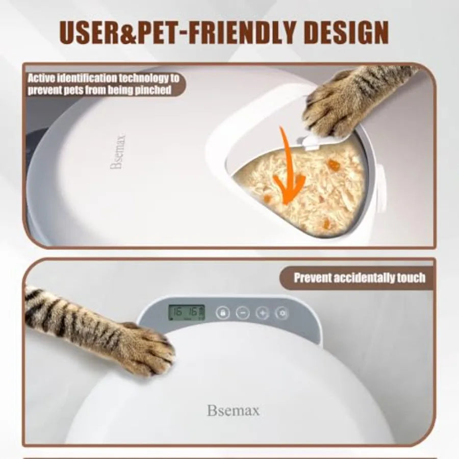 Automatic Wet Food Cat Feeder