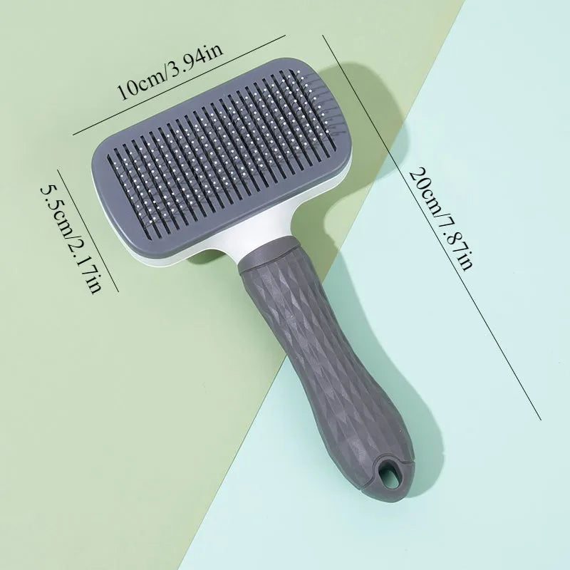 Self-Cleaning Slicker Brush for Dogs & Cats