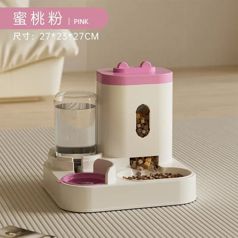 Gravity Pet Feeder & Water Dispenser
