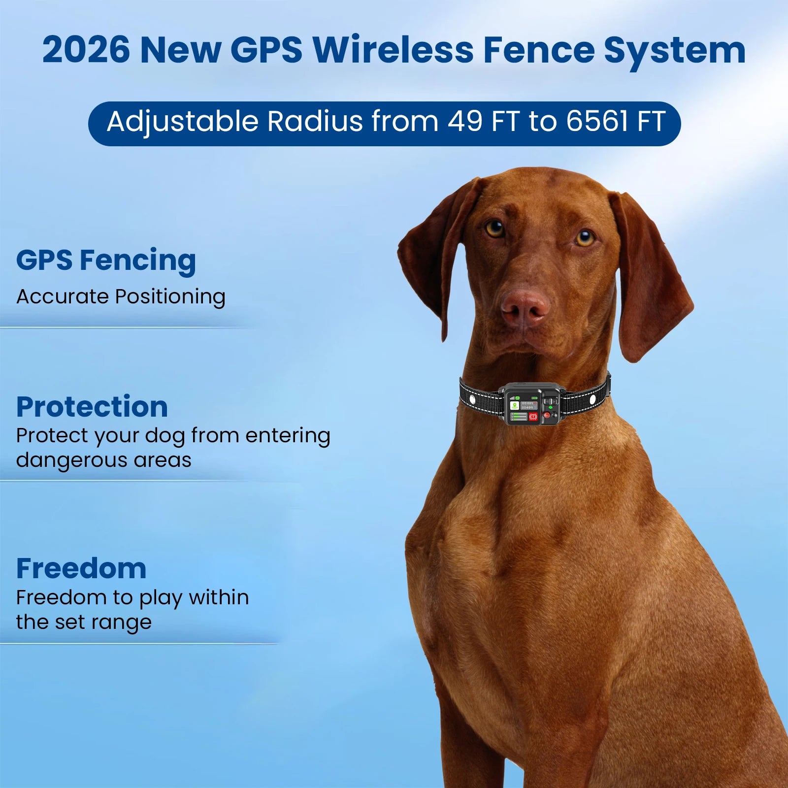 Rechargeable GPS Wireless Dog Fence