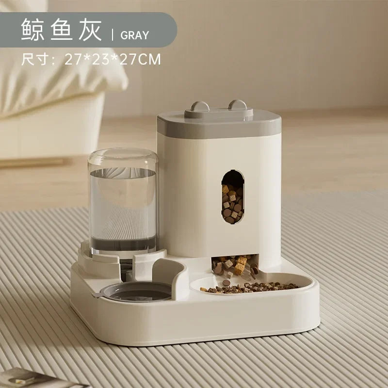 Gravity Pet Feeder & Water Dispenser