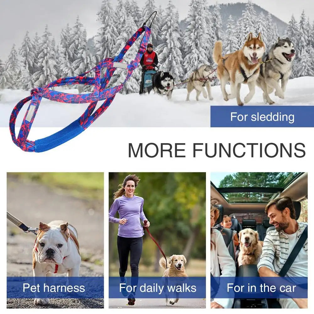 Reflective Dog Pulling Harness