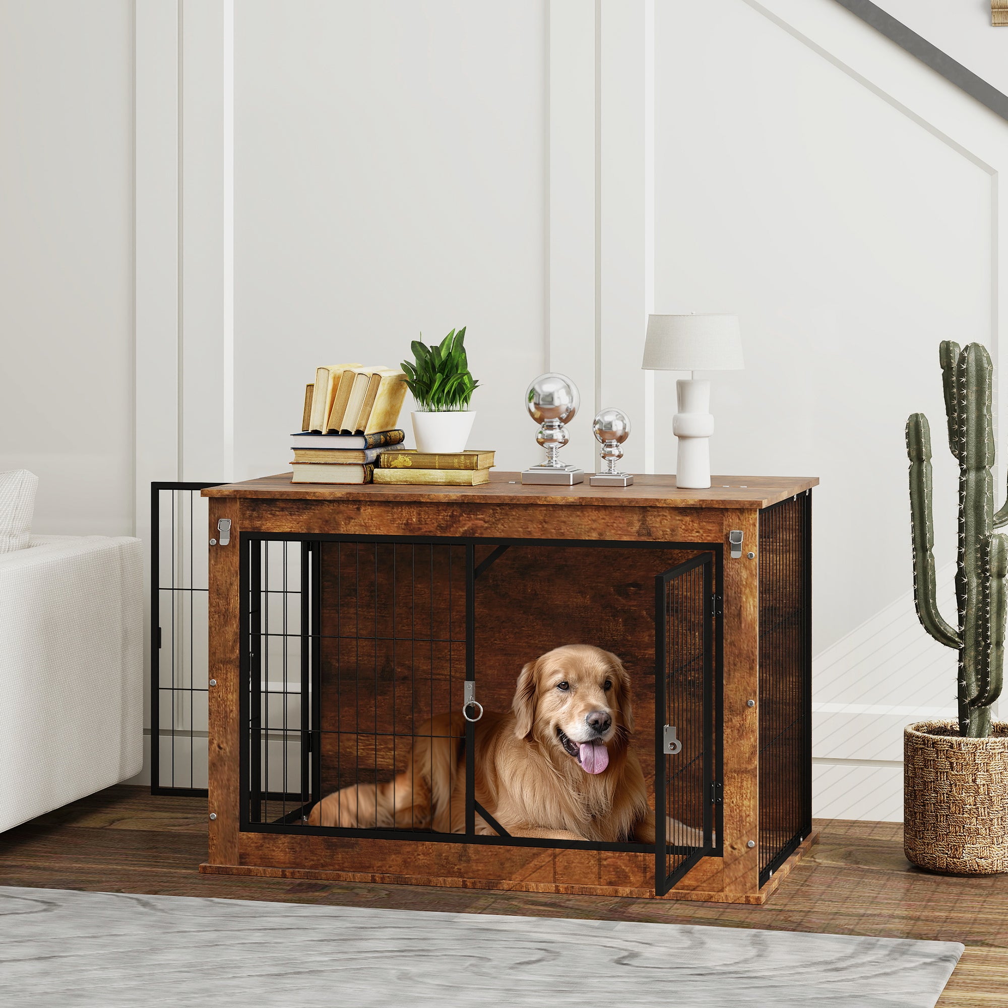 Dog Crate Furniture Side Table