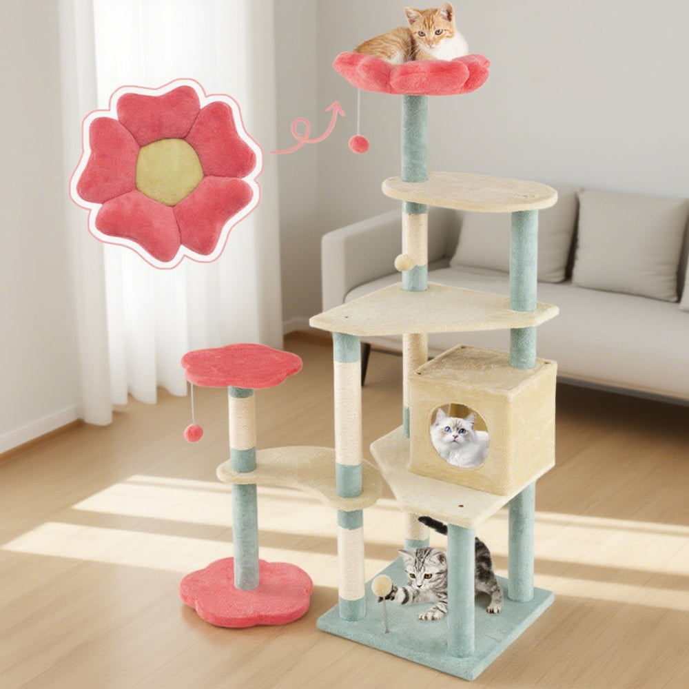 Floral Cat Tree