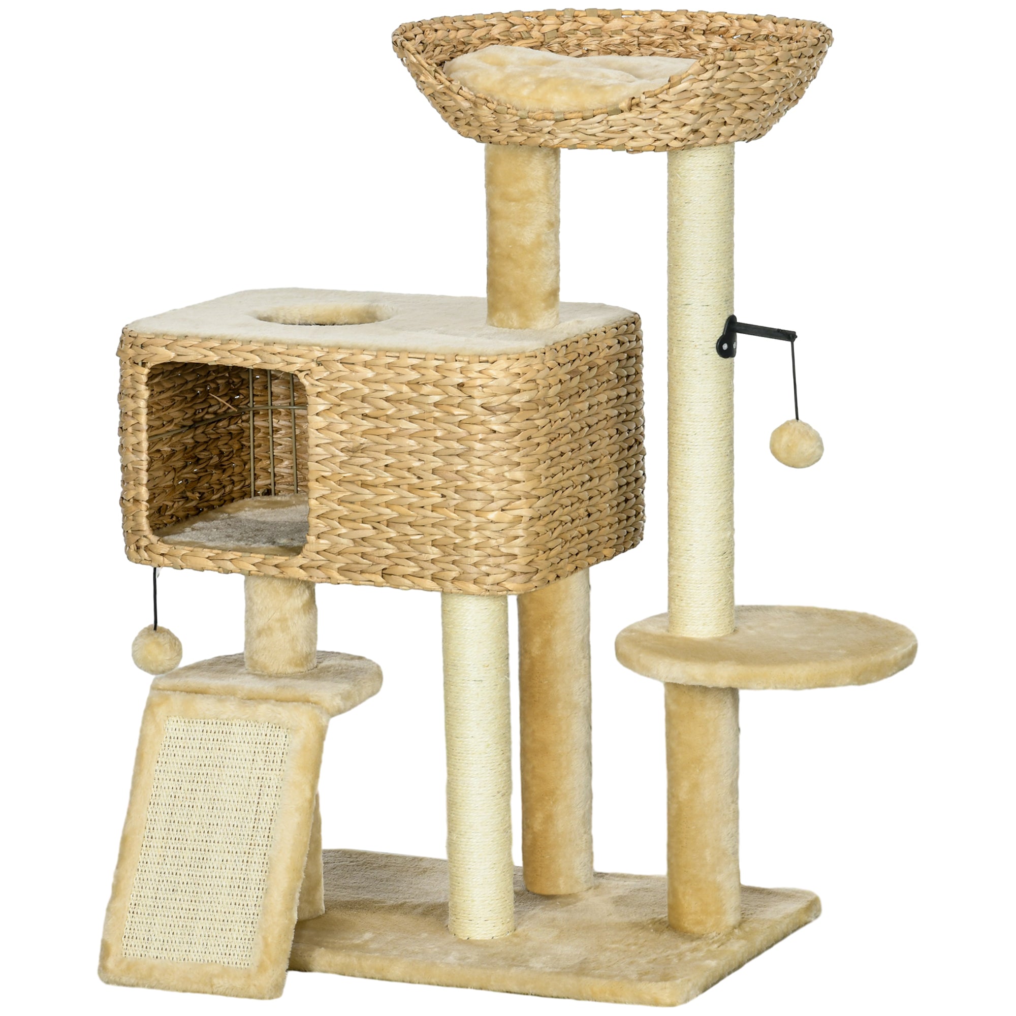 Cat Tree for Indoor Cats w/ Scratching Posts