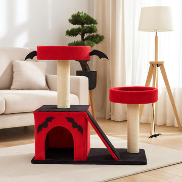 Gothic Cat Tree - Halloween Cat Tower