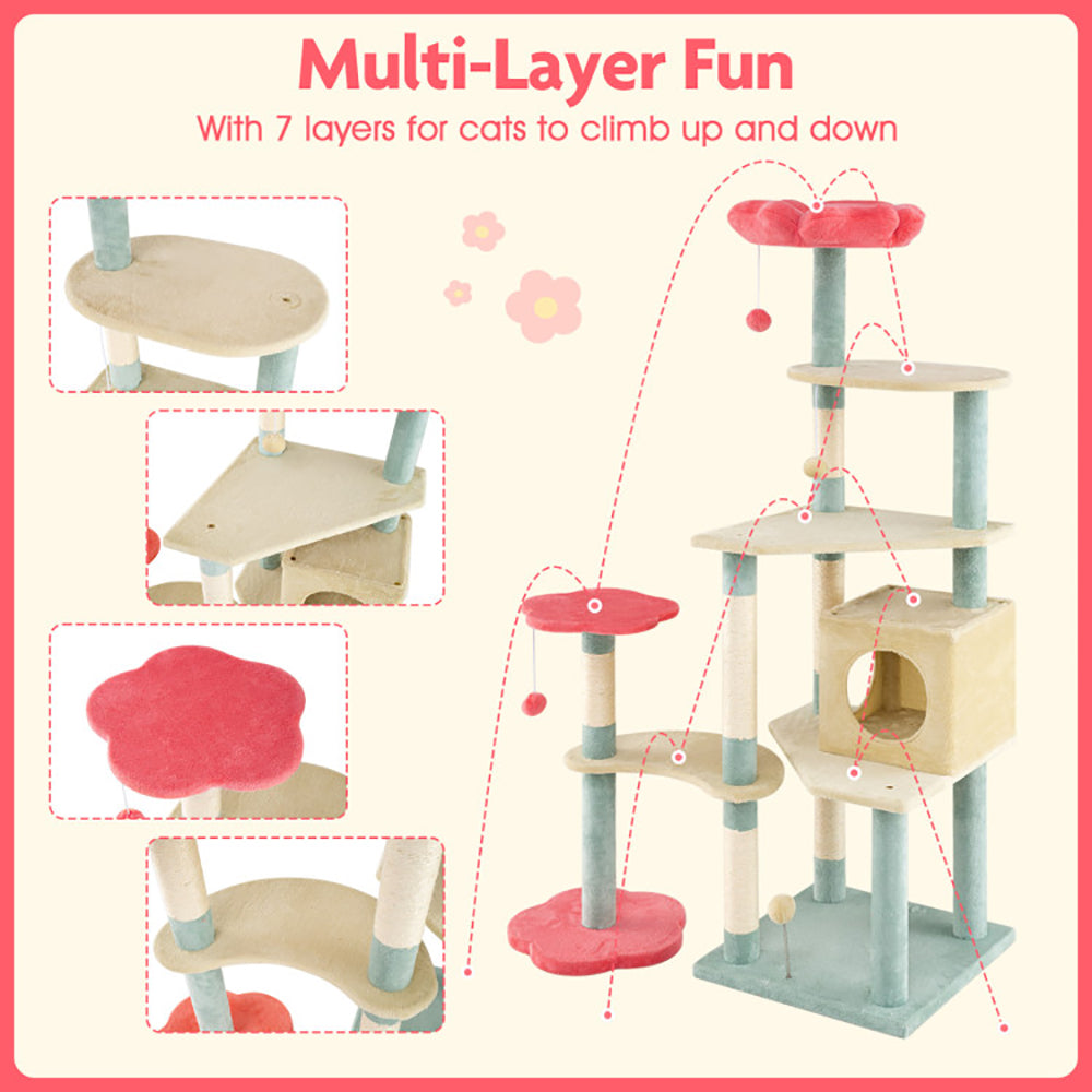 Floral Cat Tree