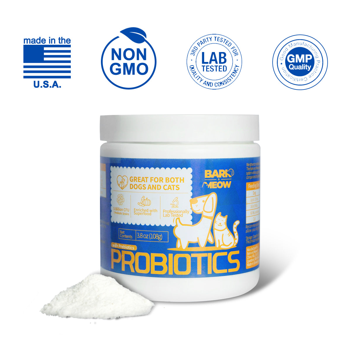 Bark & Meow Pet Probiotics