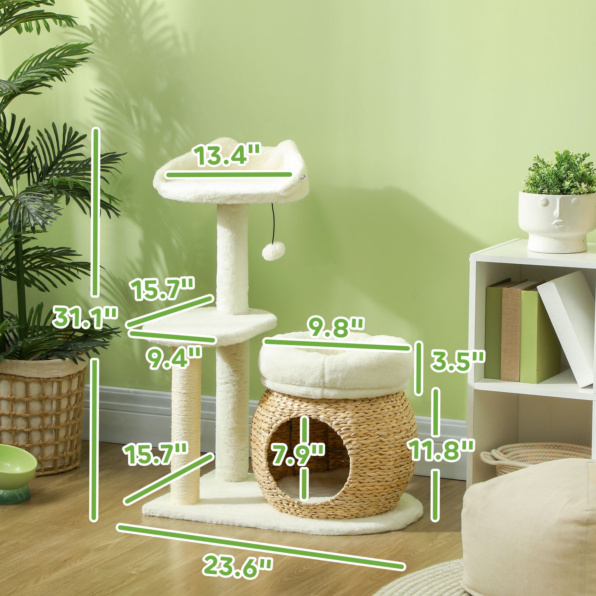 Cat Tree Tower with Scratching Posts
