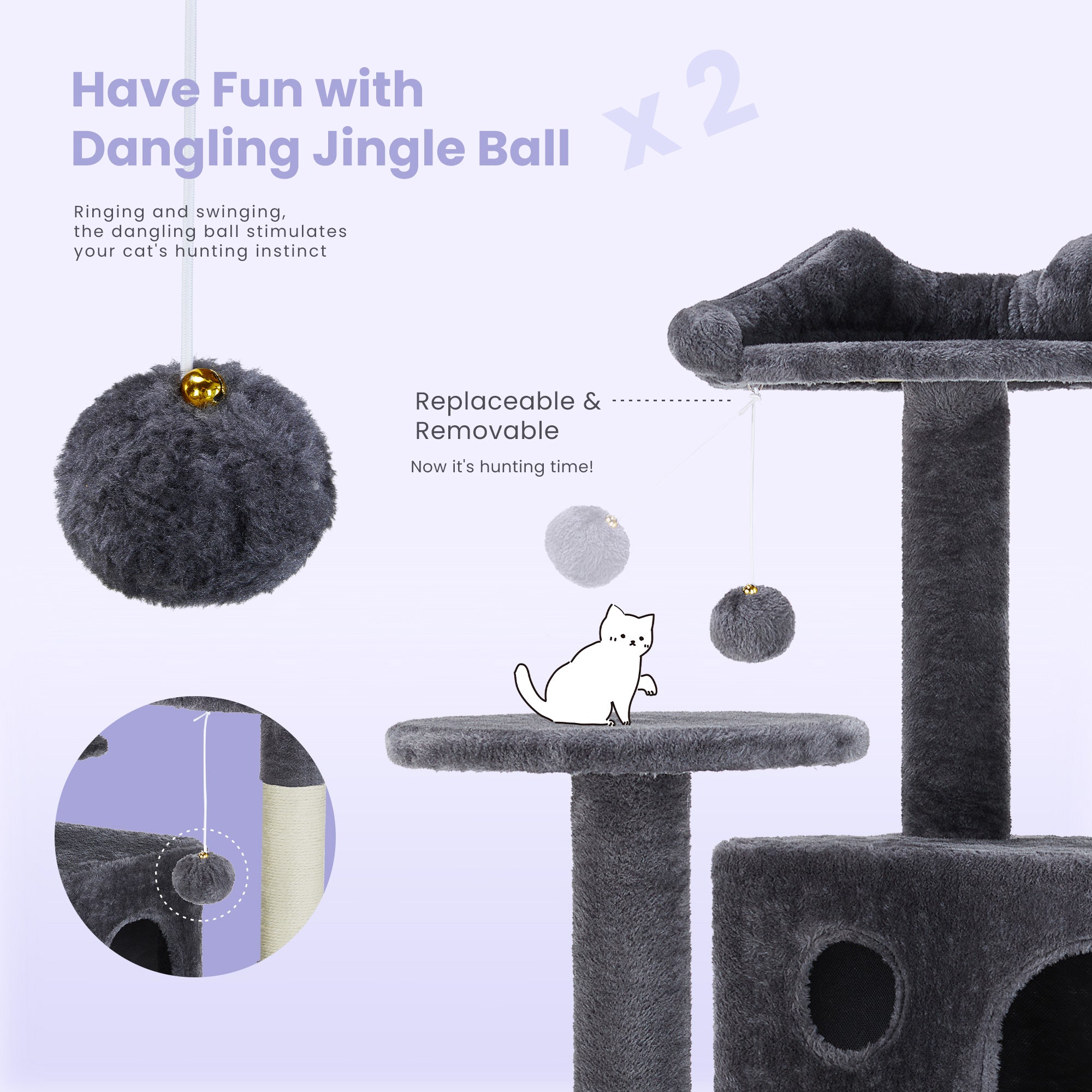 Large Cat Tree Tower
