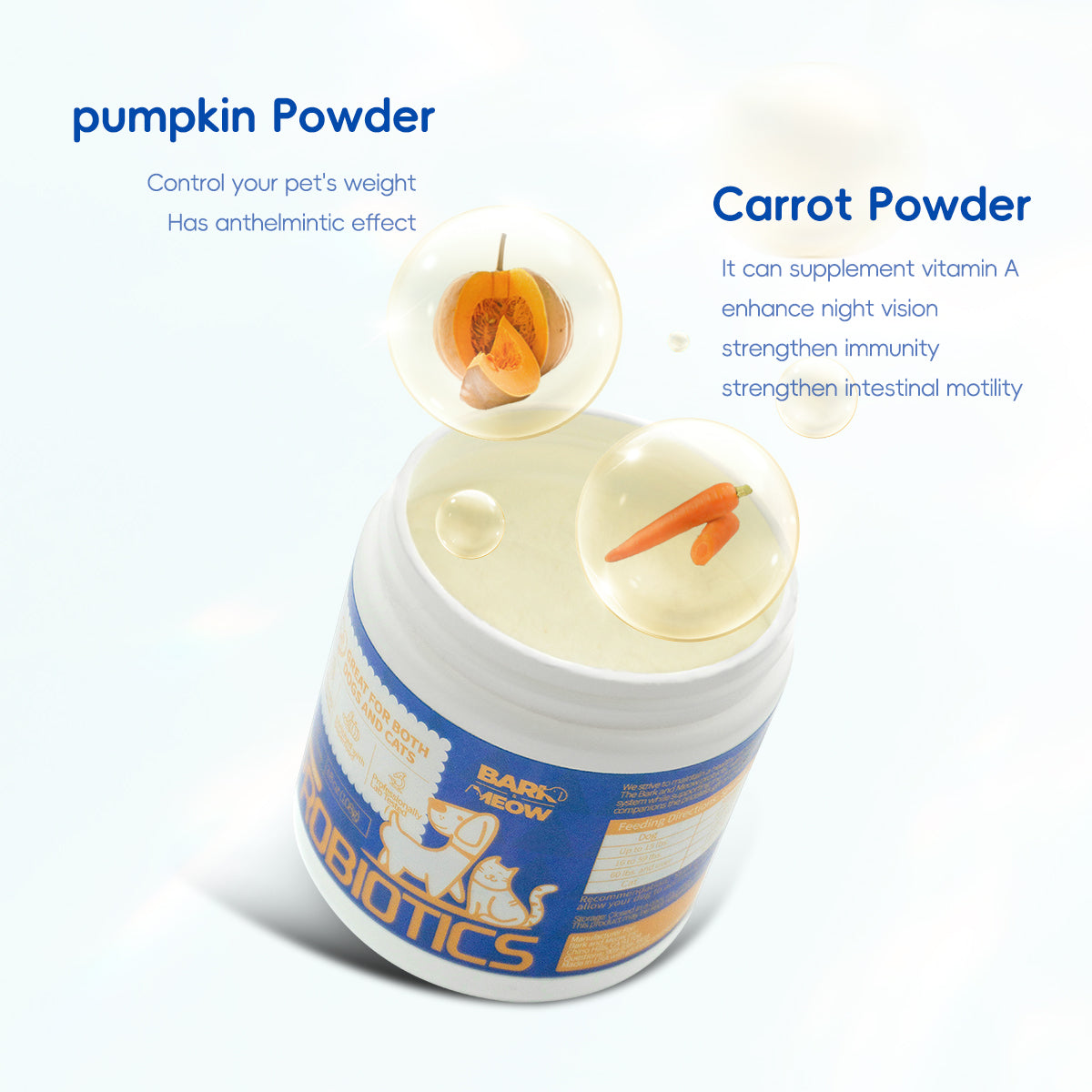 Bark & Meow Pet Probiotics