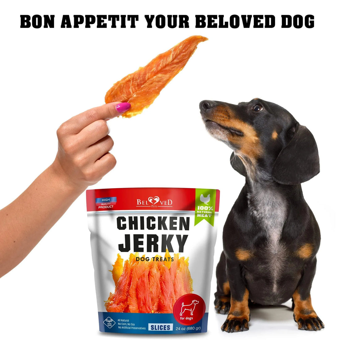 Grade Chicken Jerky for Dogs